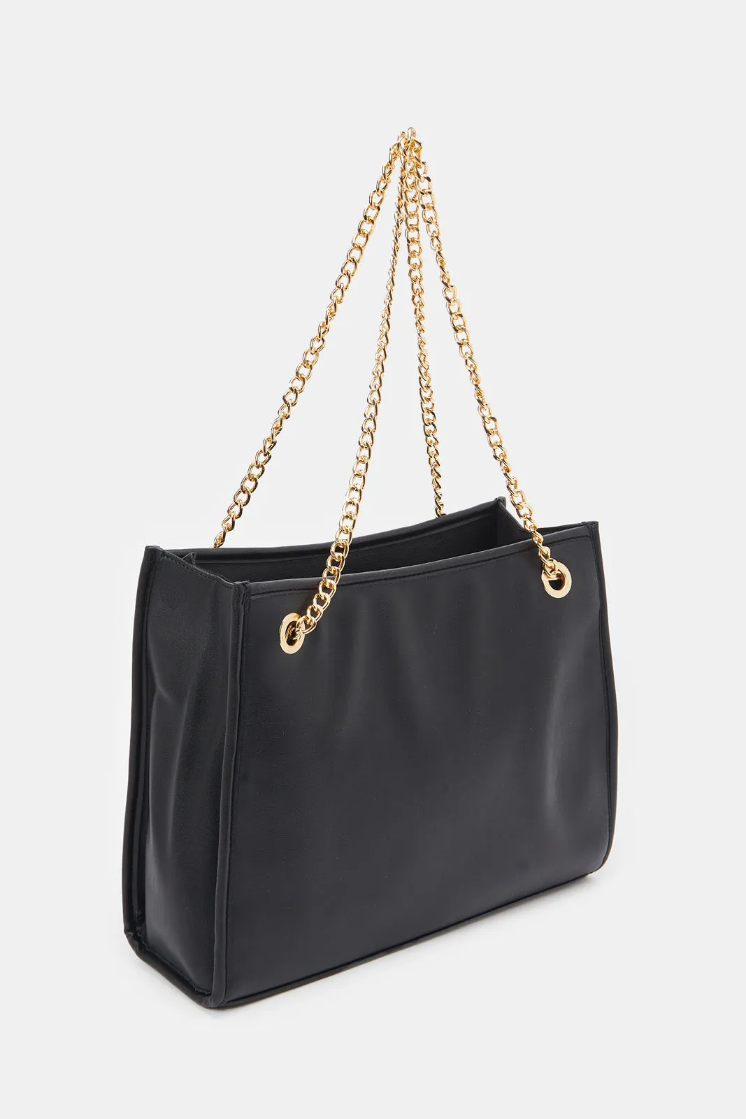 Women Black Tote Bag