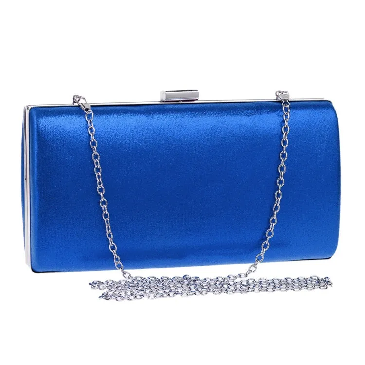 Women Fashion Banquet Party Square Handbag Single Shoulder Crossbody Bag (Blue)