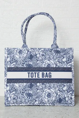 Women Grey Printed Tote Bag