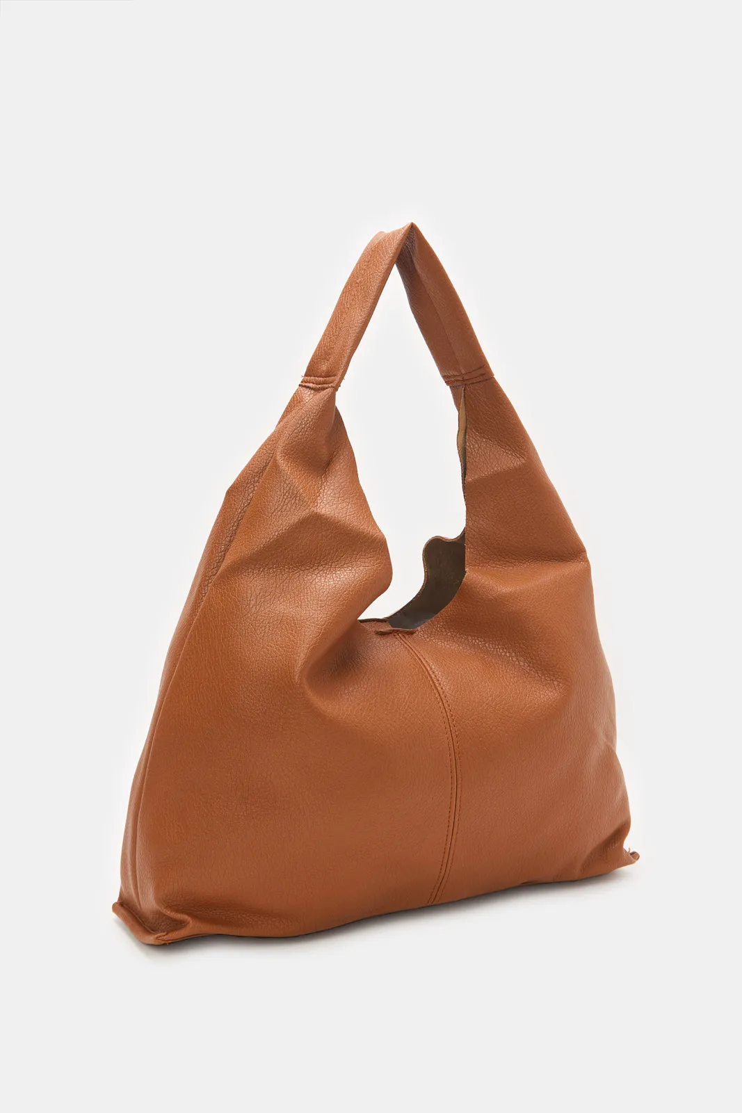 Women Tan Soft Handbag