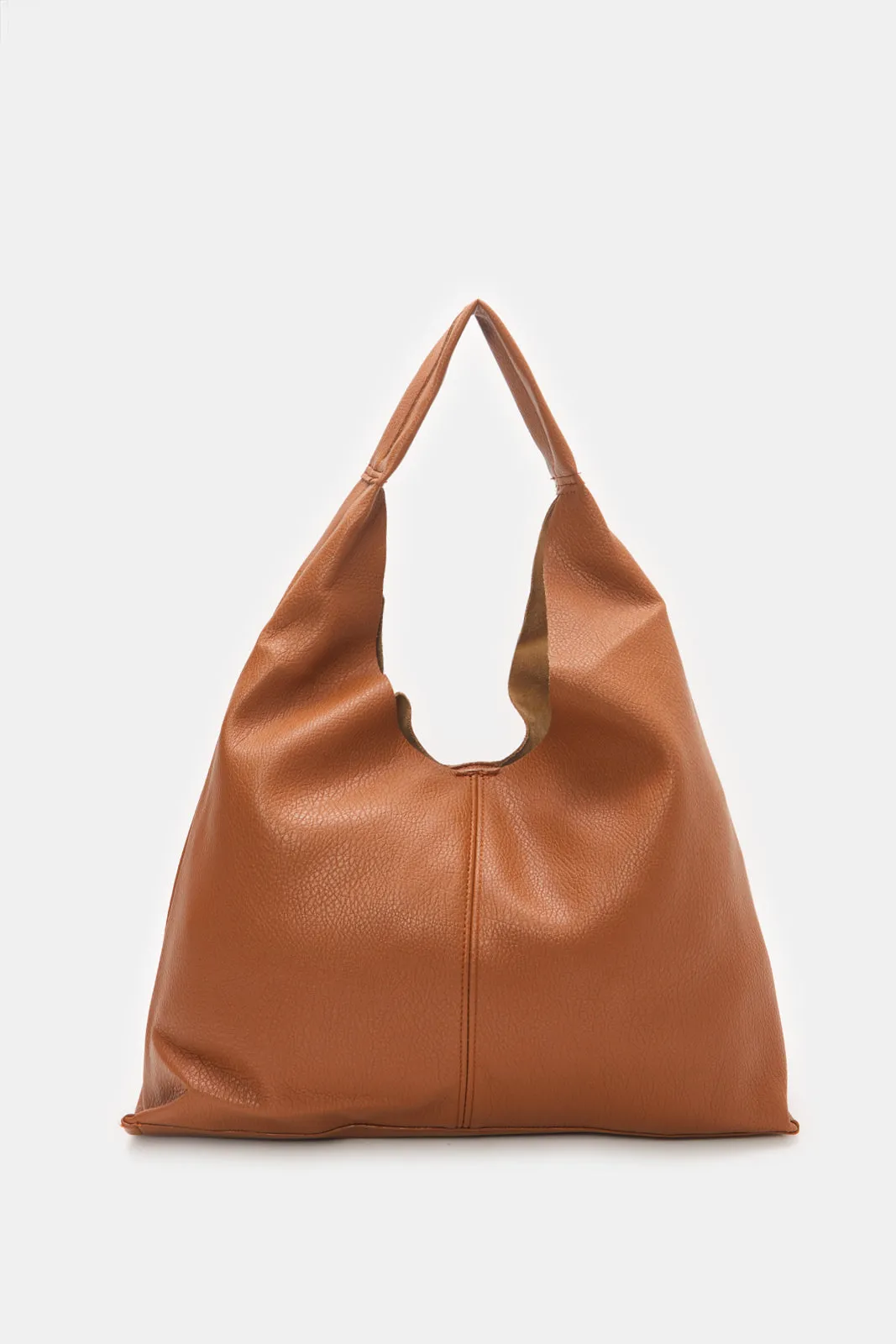 Women Tan Soft Handbag