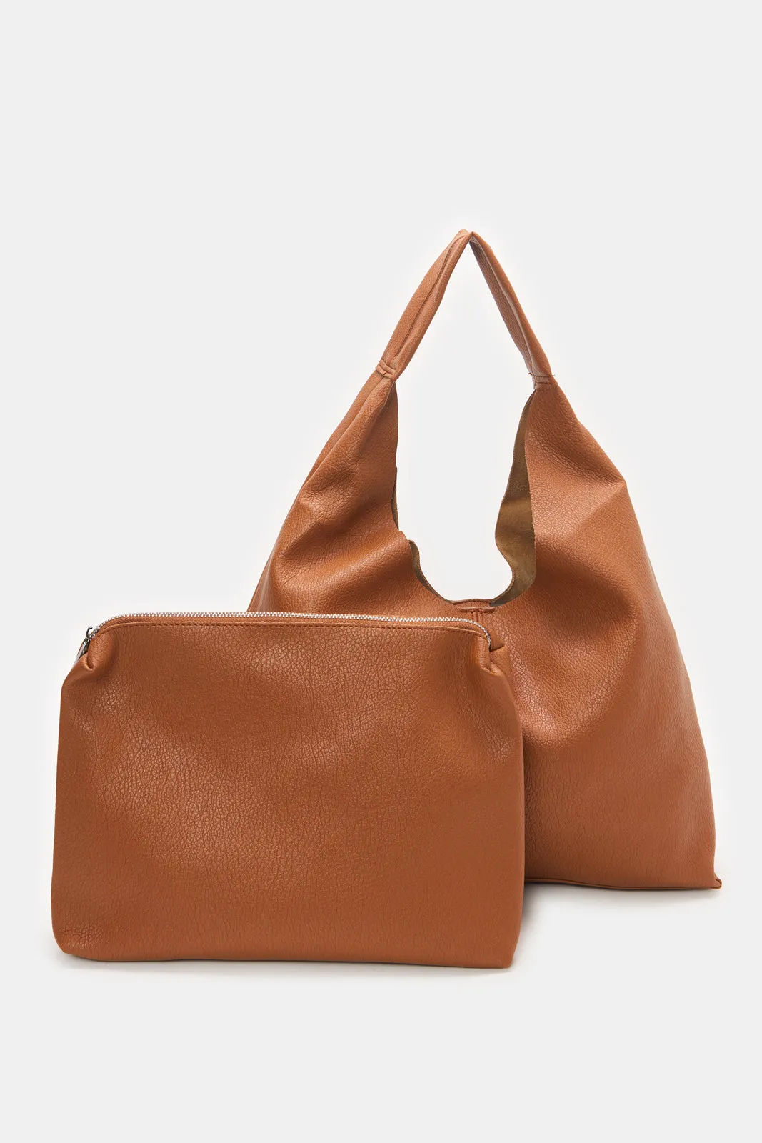 Women Tan Soft Handbag