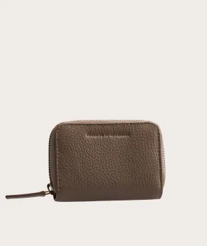 Zip-Around Card Holder - Taupe